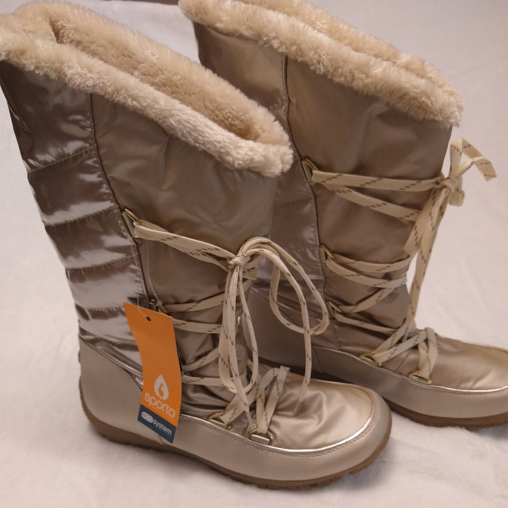 Lightweight Champagne Sporto Waterproof Boots